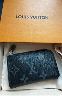 LOUIS VUITTON Monogram Zipped Romy Card Holder Red 1172154