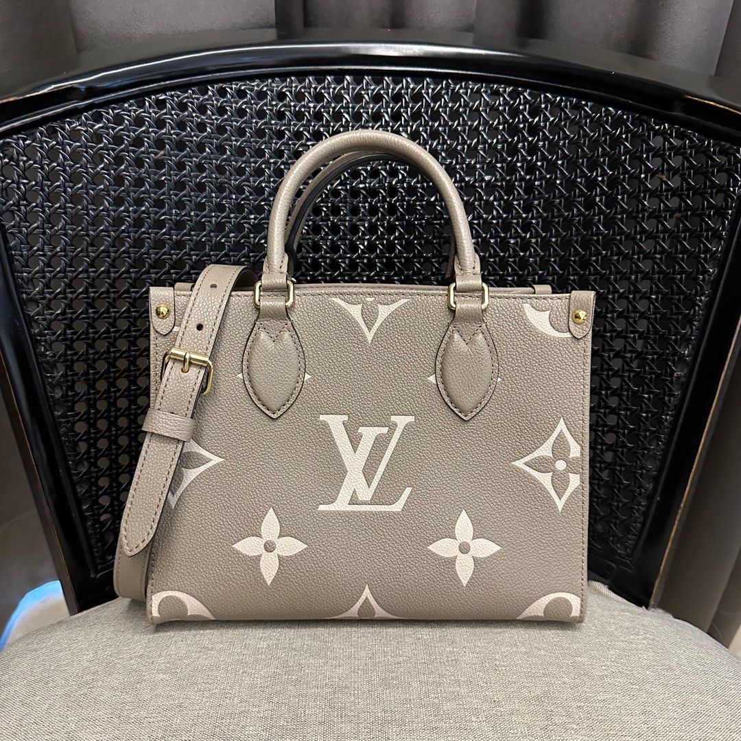 LV Onthego PM Size, Luxury, Bags & Wallets on Carousell