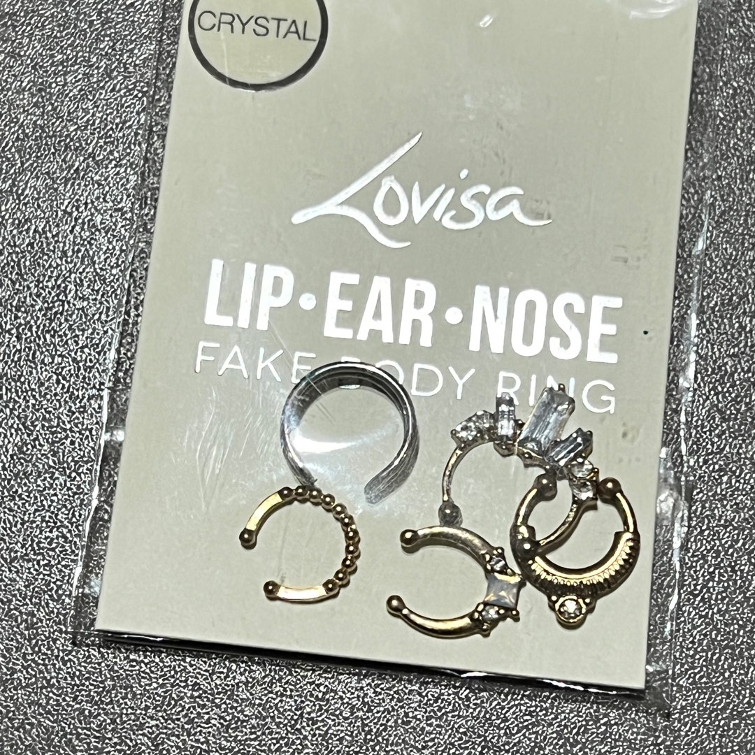 LOVISA FAKE NOSE BODY RING, Women's Fashion, Jewelry & Organisers, Body