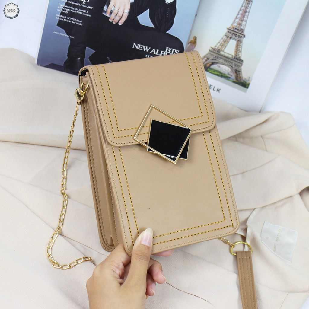 Luna Aura Women s Cellphone Sling Bag Bellona Ceramic Key DK 18