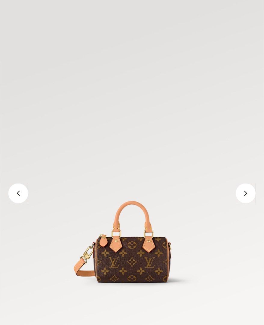 Louis Vuitton Nano Speedy Monogram Bag, Luxury, Bags & Wallets on Carousell