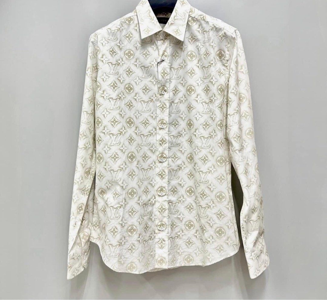 LV Escale Printed Shirt ❤️, Luxury, Apparel on Carousell