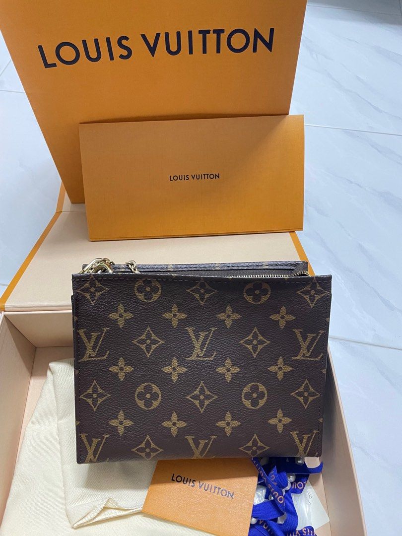 New Louis Vuitton Monogram Toiletry Clutch in Box