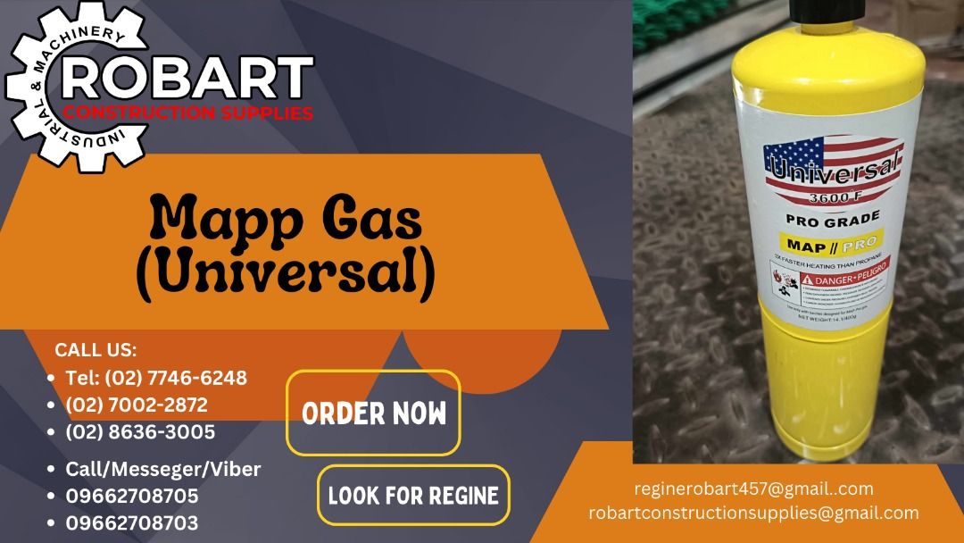 Mapp Gas (Universal), Commercial & Industrial, Construction Tools ...