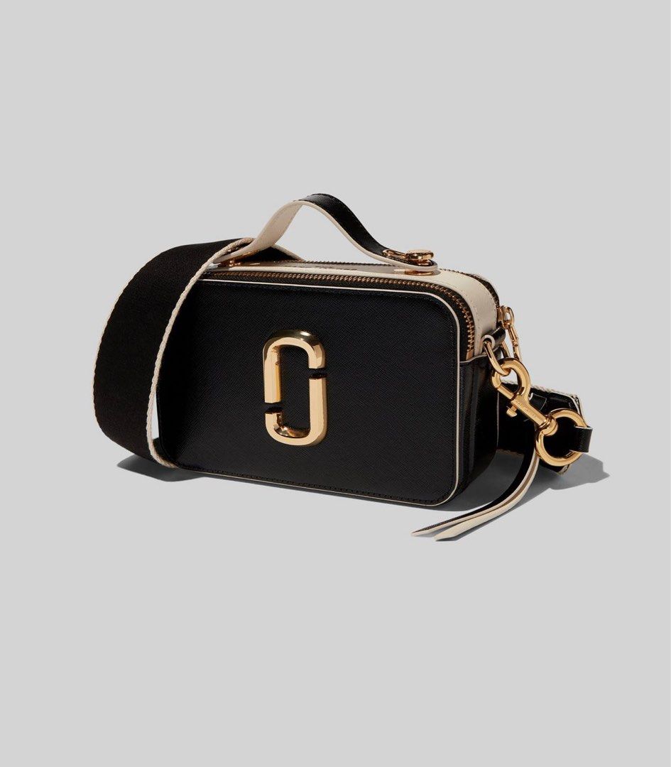 Marc Jacobs sling bag 22cm top handle sureshot sling bag black