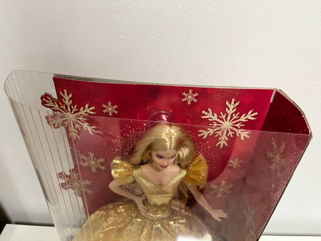 Barbie signature 2020 holiday barbie doll top
