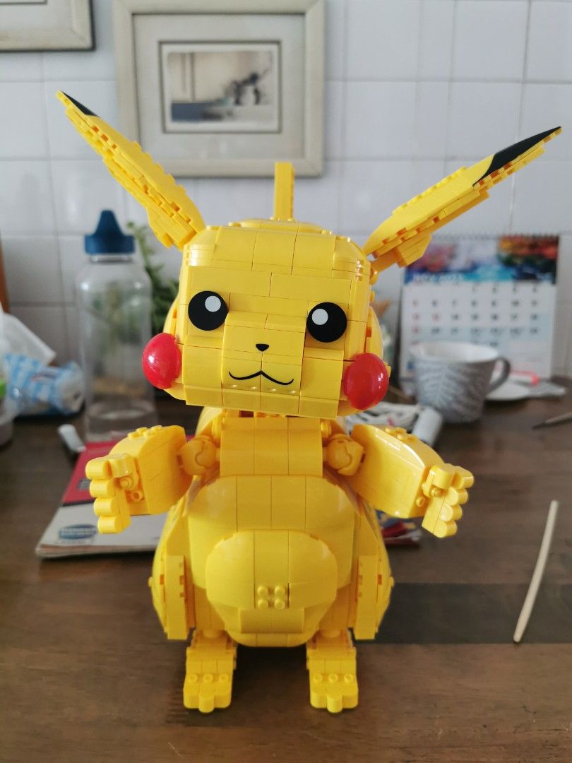Mega Construx Pokemon Jumbo Pikachu Hobbies Toys Toys Games