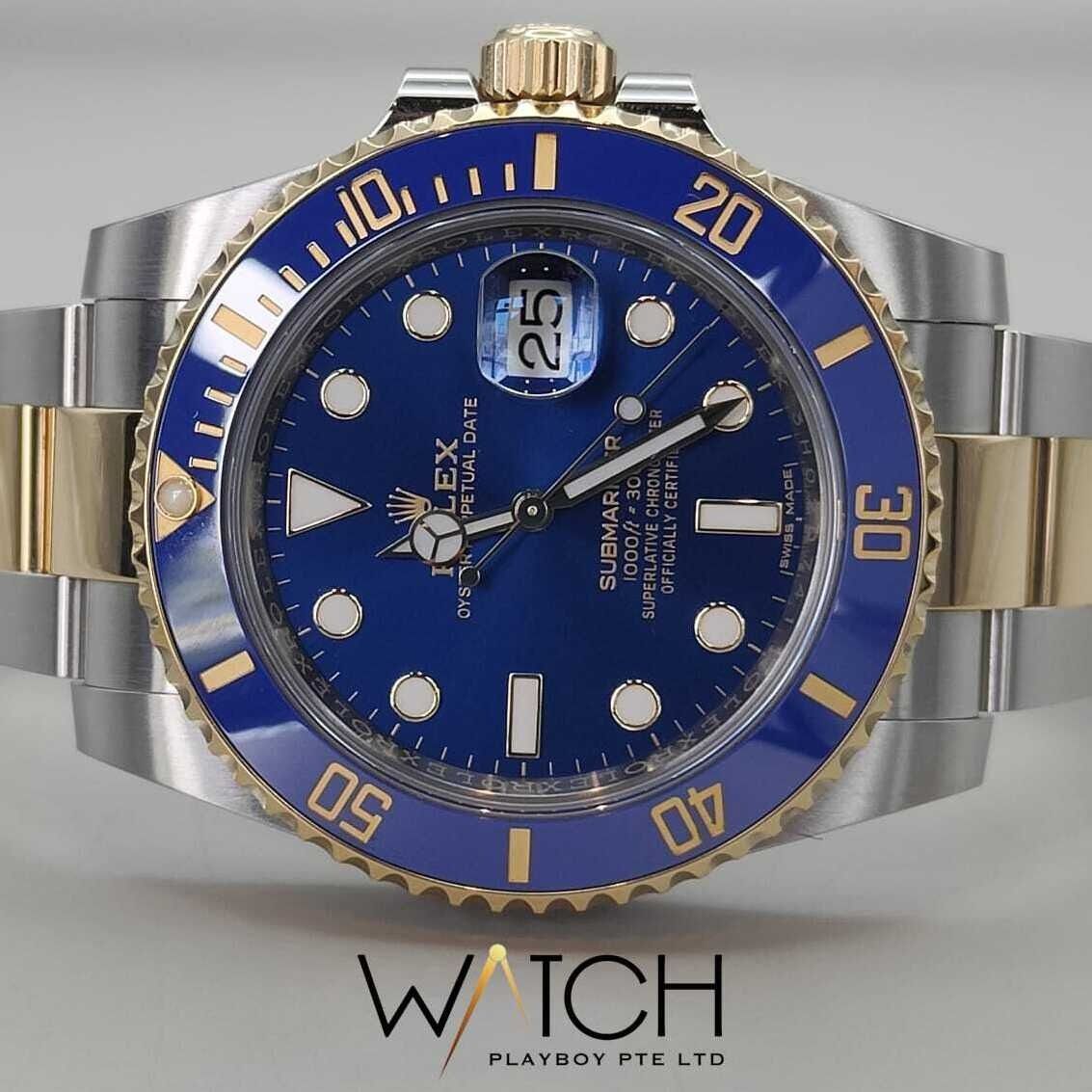 Rolex submariner blue best sale combi
