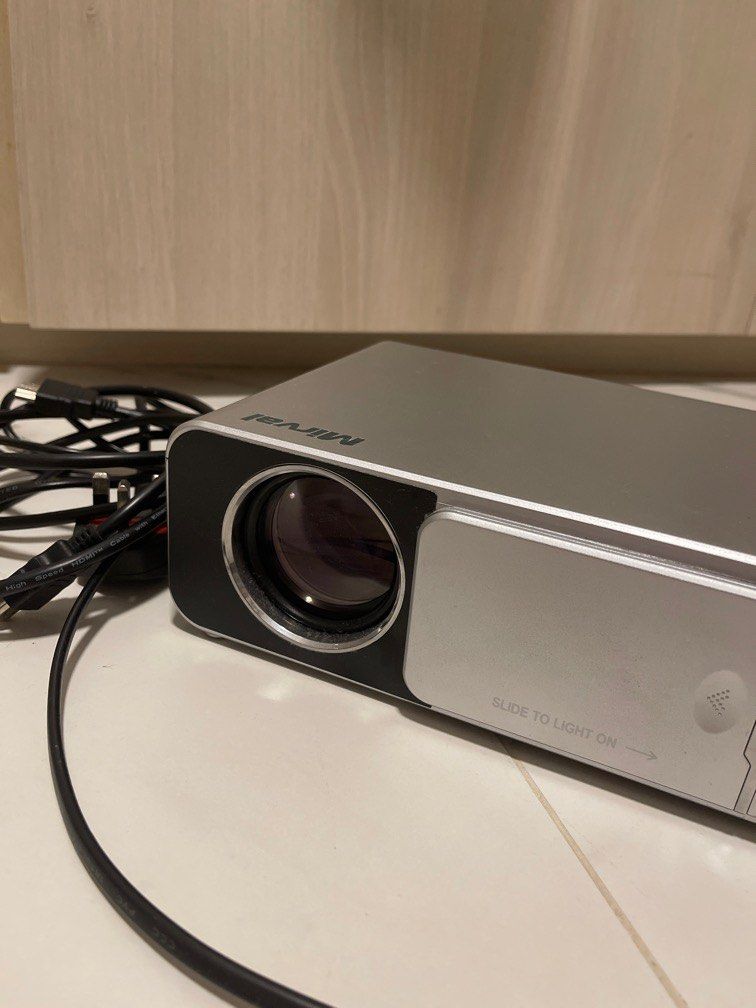 Y6 Led Projector Mirval Y6 1080p LED Projector, TV & Home Appliances, TV & Entertainment ...