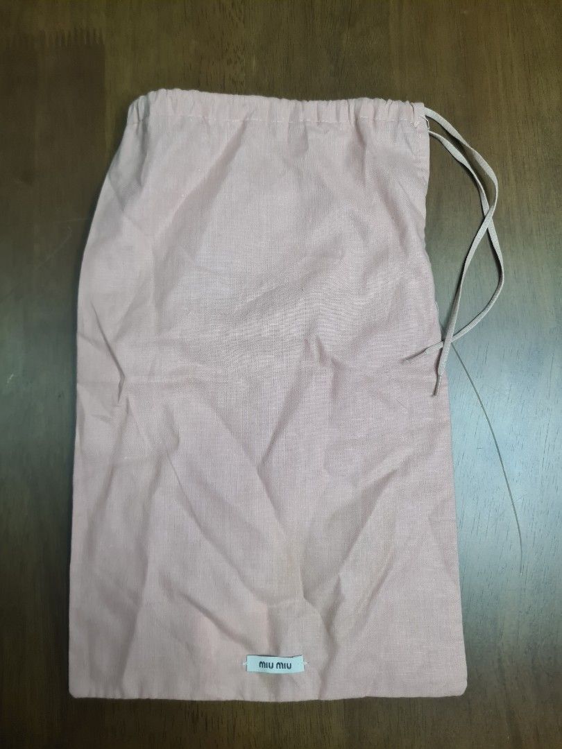 Miu miu cheap dust bag