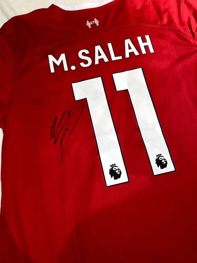 Salah signed jersey clearance