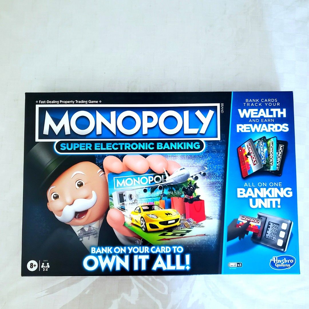 Monopoly Super electronic banking, Hobbies & Toys, Toys & Games on Carousell