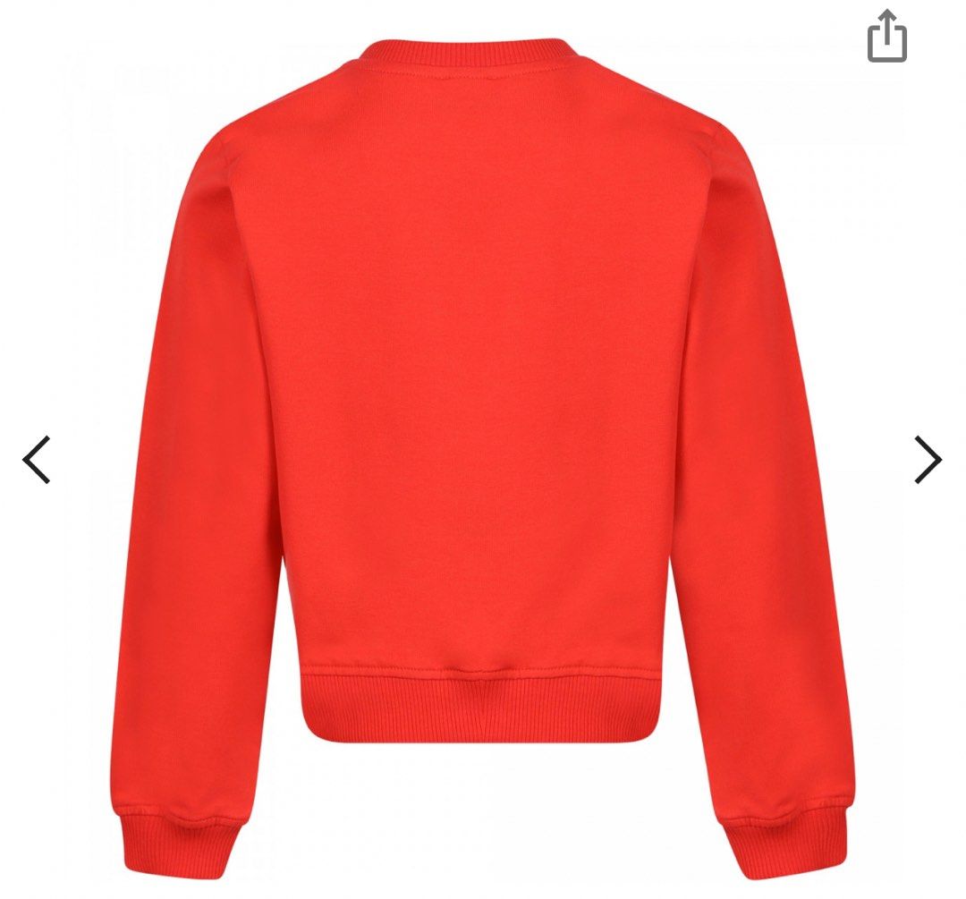 Moschino Teddy Logo Sweatshirt in Red