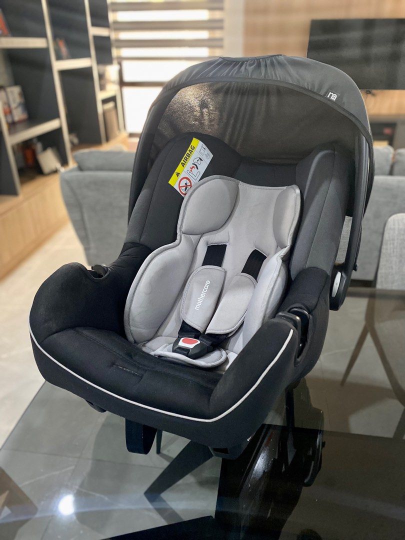 Mothercare Ziba Car Seat Newborn to 13kg Black Gray LIKE NEW Babies Kids Going Out Car Seats on Carousell