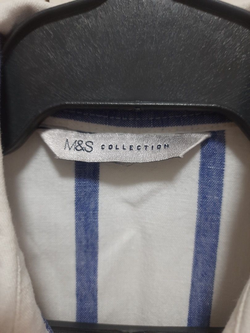 m-s-collection-dress-blue-and-white-stripes-women-s-fashion-dresses