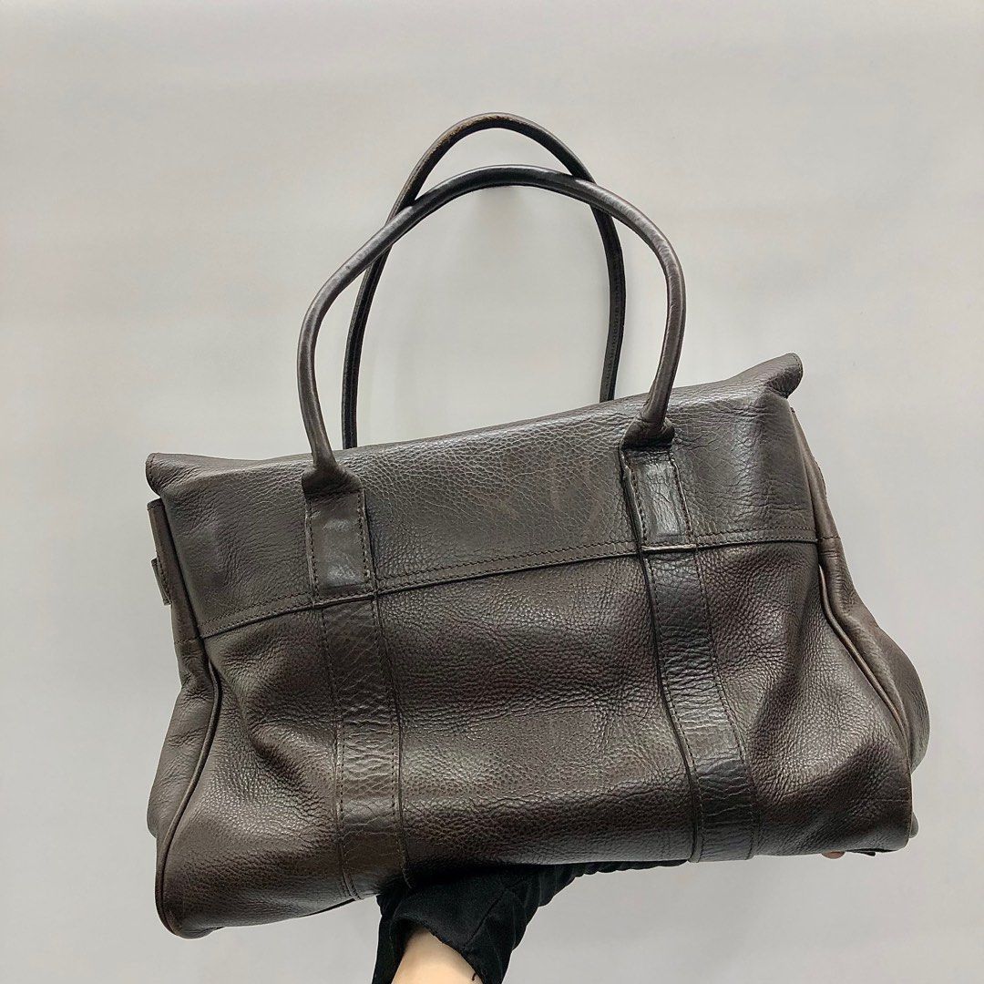 MULBERRY BAYSWATER BROWN LEATHER HAND BAG 237037868 Luxury