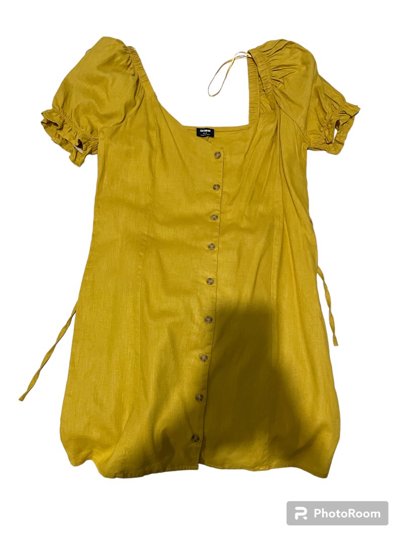 Mustard Yellow Dress, Women's Fashion, Dresses & Sets, Dresses on Carousell