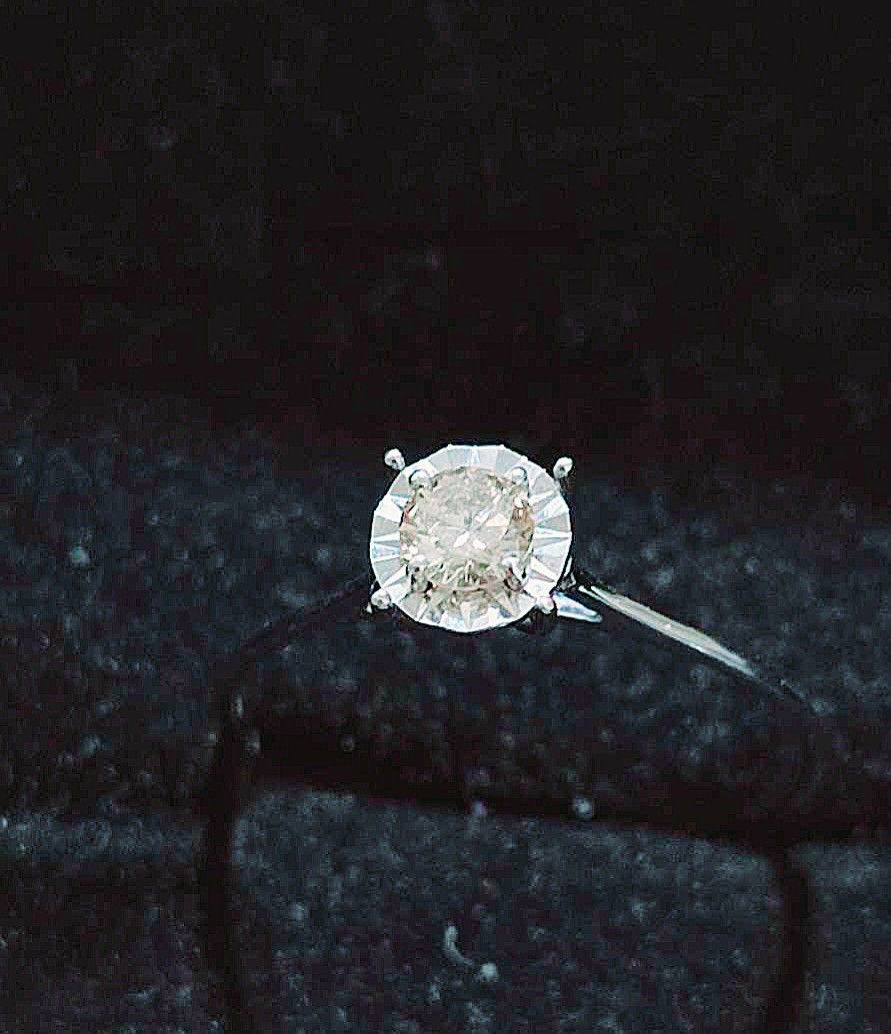 NATURAL DIAMOND WG Bridal Ring 1 ct (Category: Rings) located in San Juan City. Submitted by blesi (Listing ID 1259185523, Image 2). Description: Natural White Gold Diamond Bridal Ring .20 ct size 8 with Certificate.