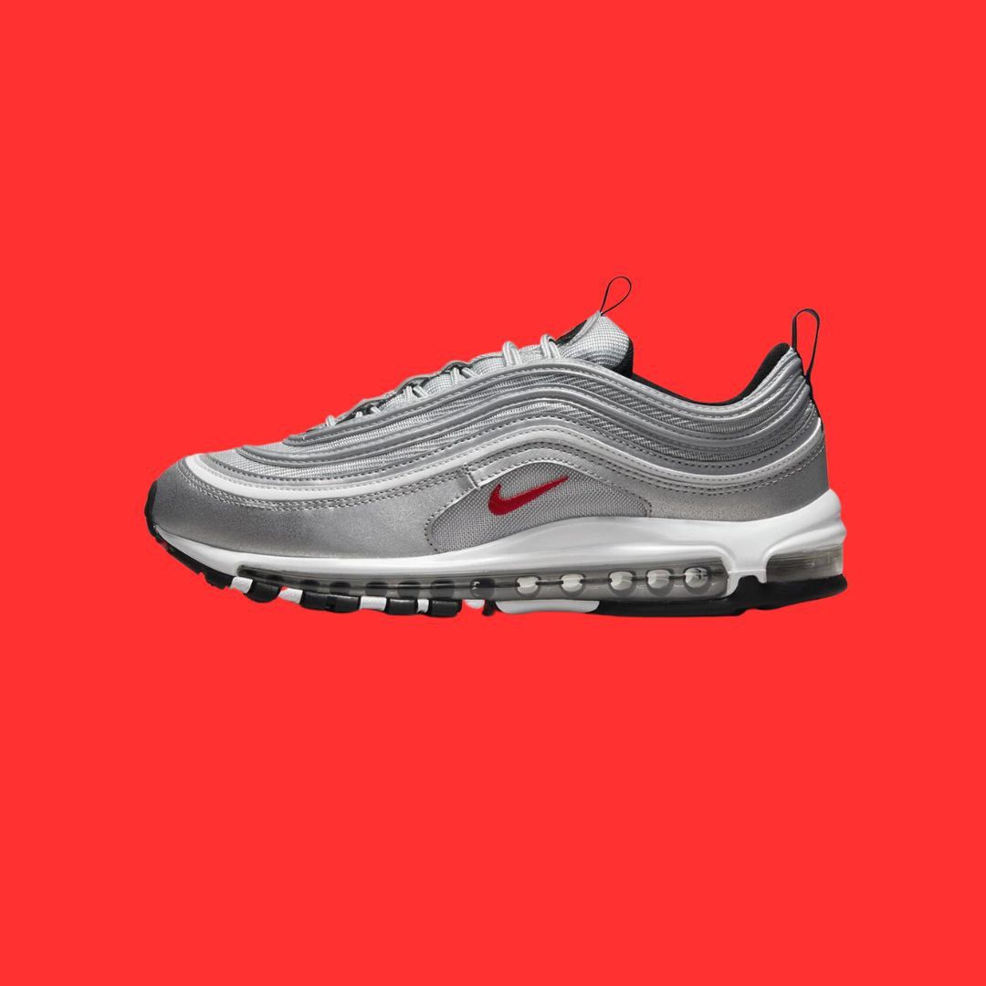 Nike air max shop 97 silber rot