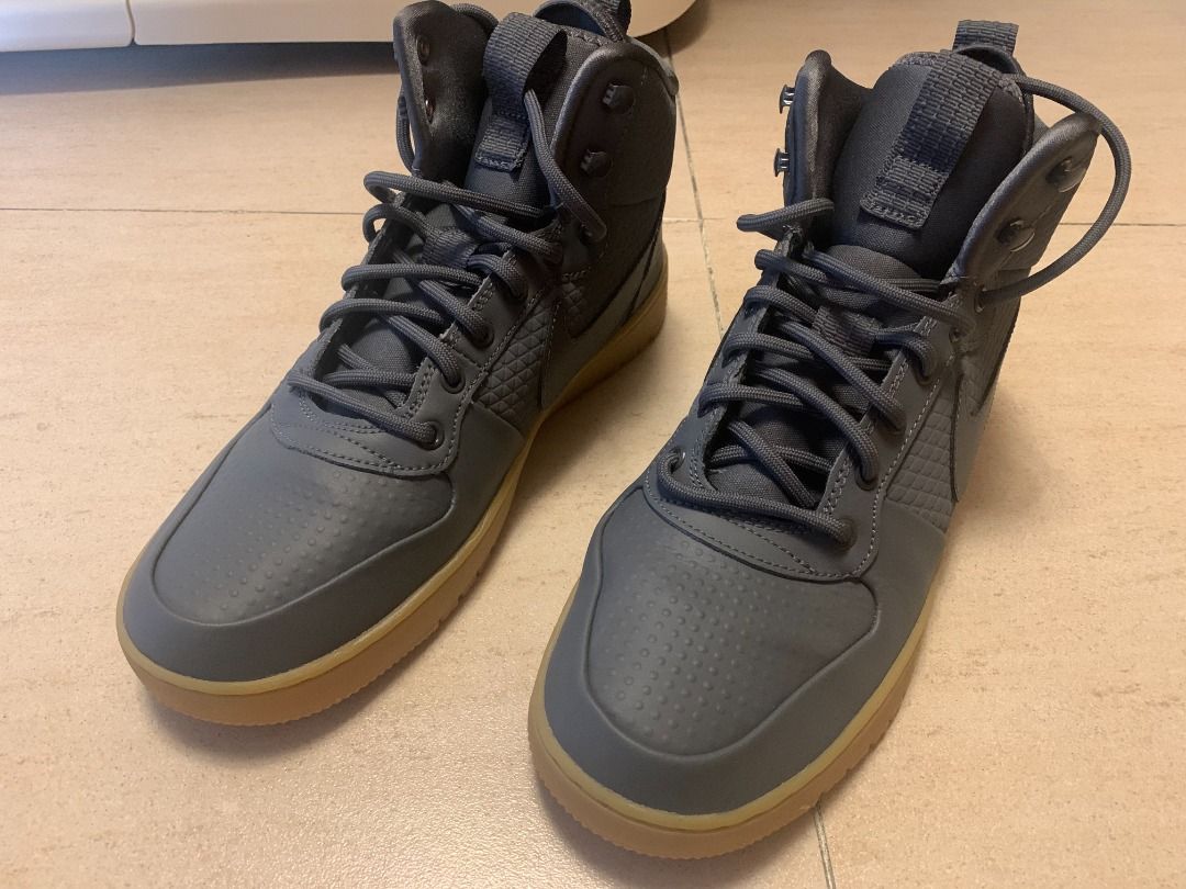 Nike court borough mid cheap winter grey