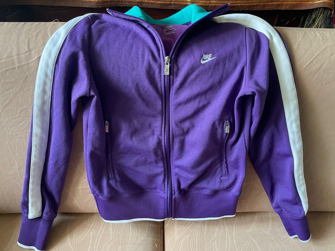 Purple nike jacket womens online
