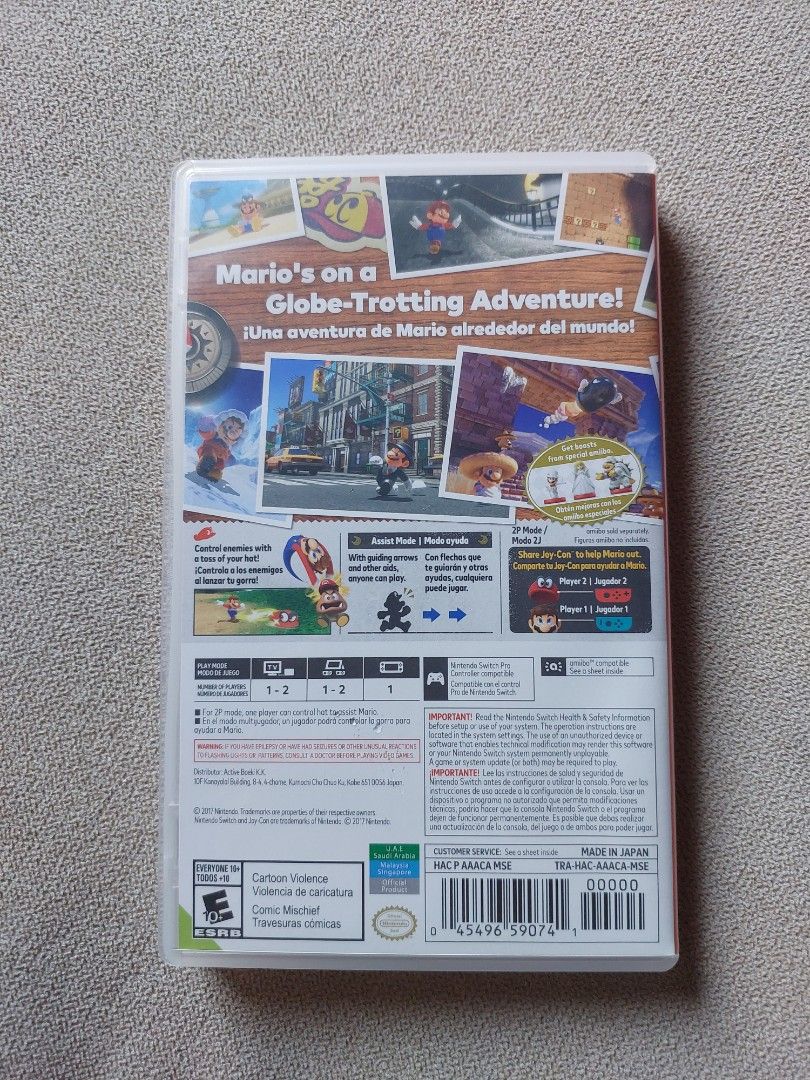 Nintendo Switch Super Mario Odyssey Video Gaming Video Games