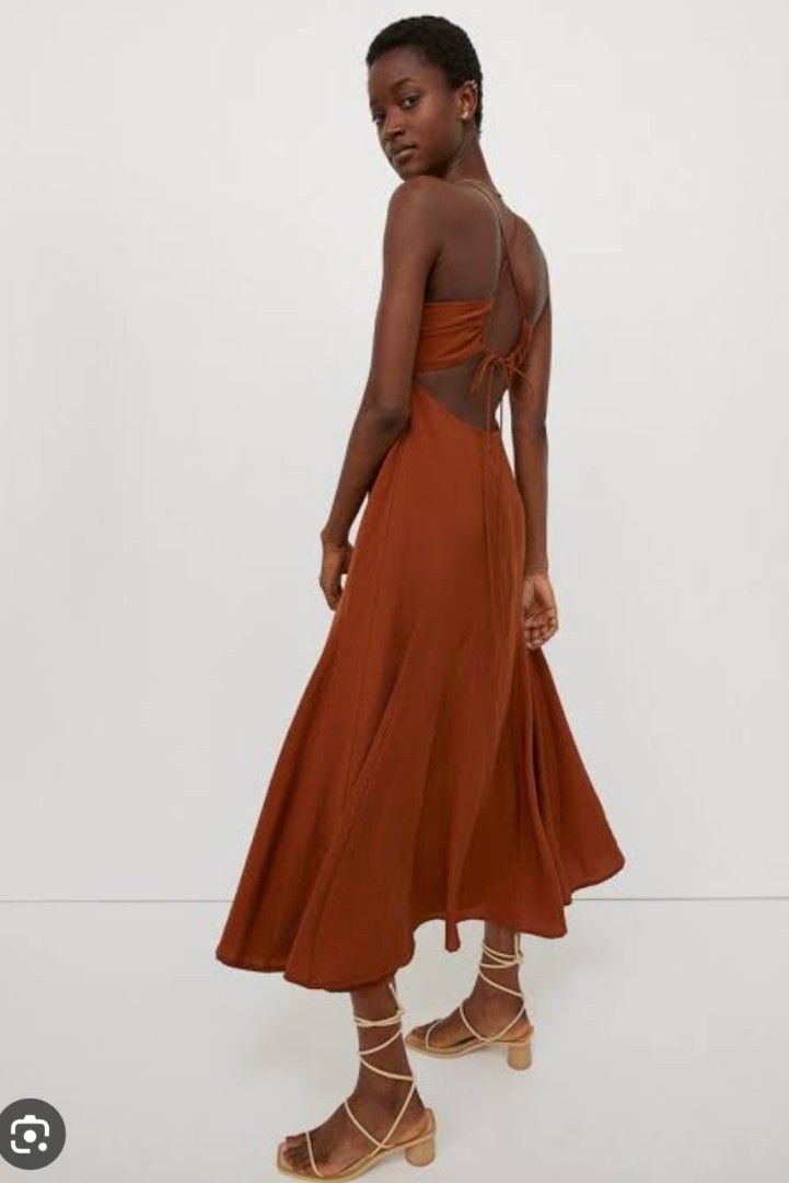 H&m backless dress shop