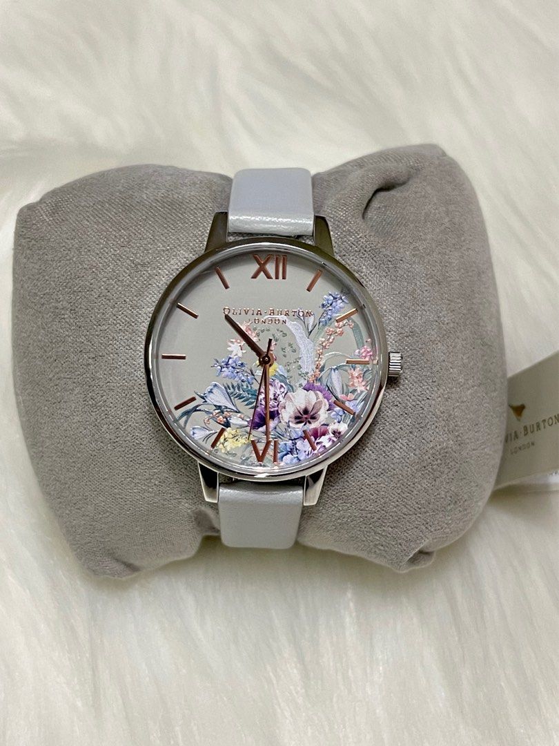 Olivia burton enchanted garden cheap watch