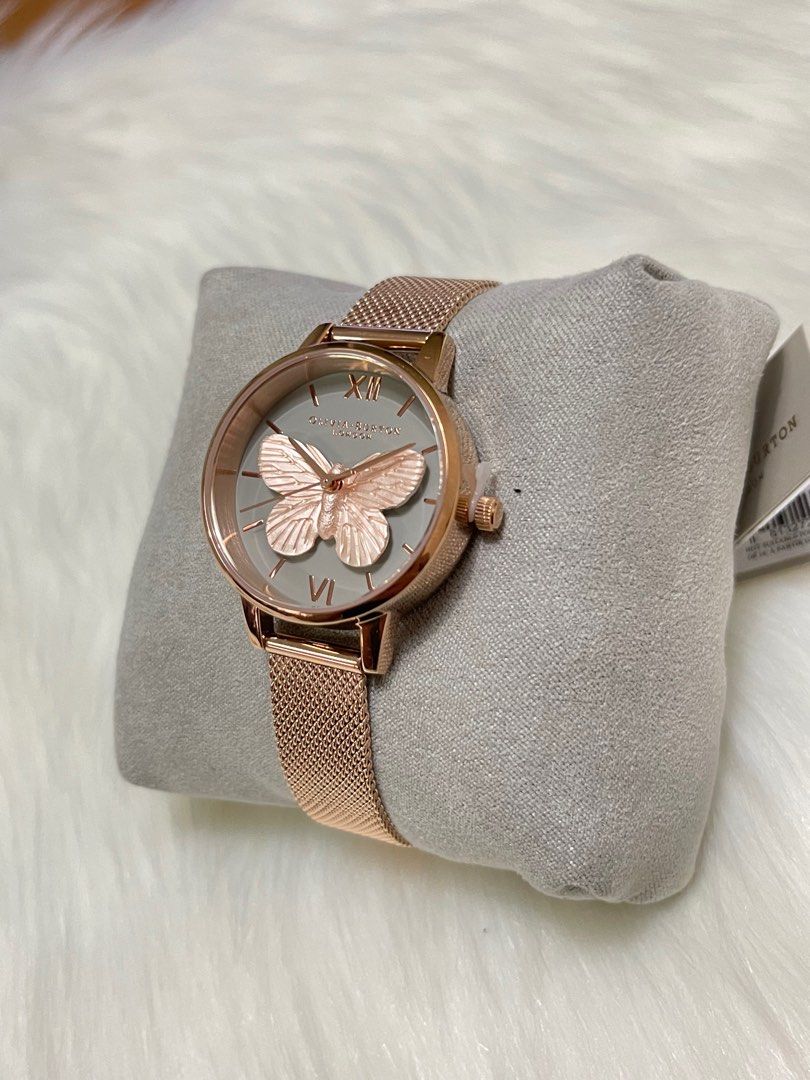 Olivia burton sale 3d butterfly watch