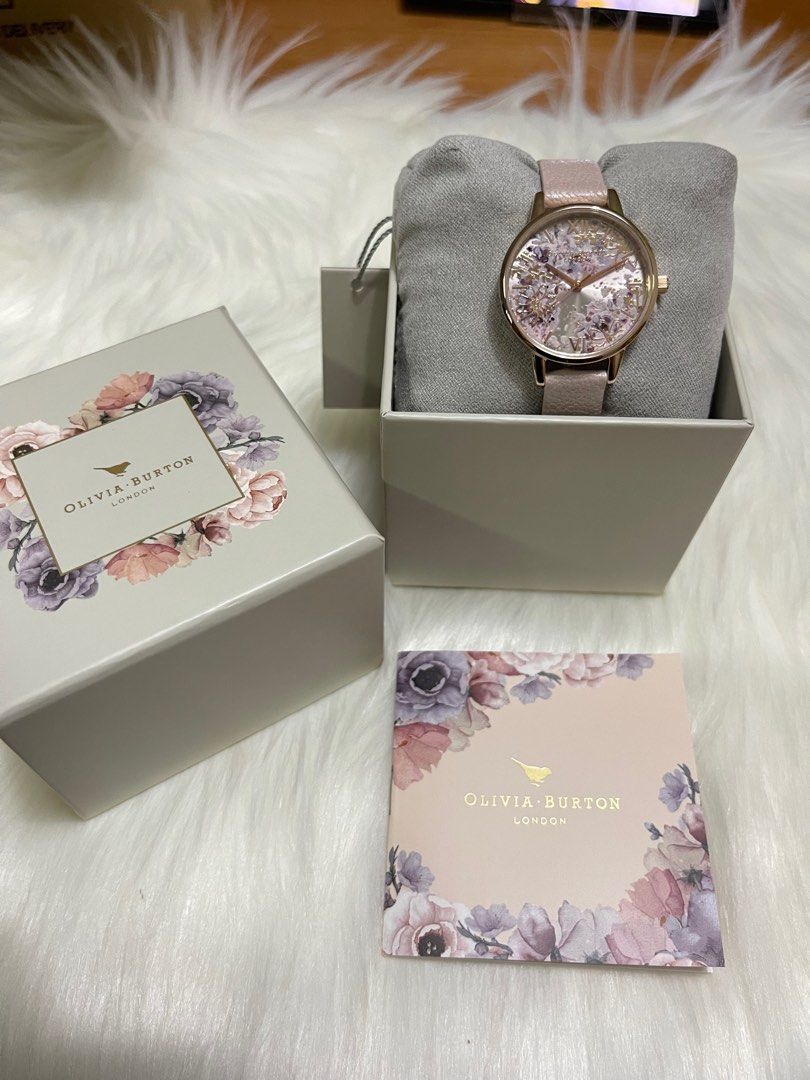 Olivia burton best sale abstract floral watch