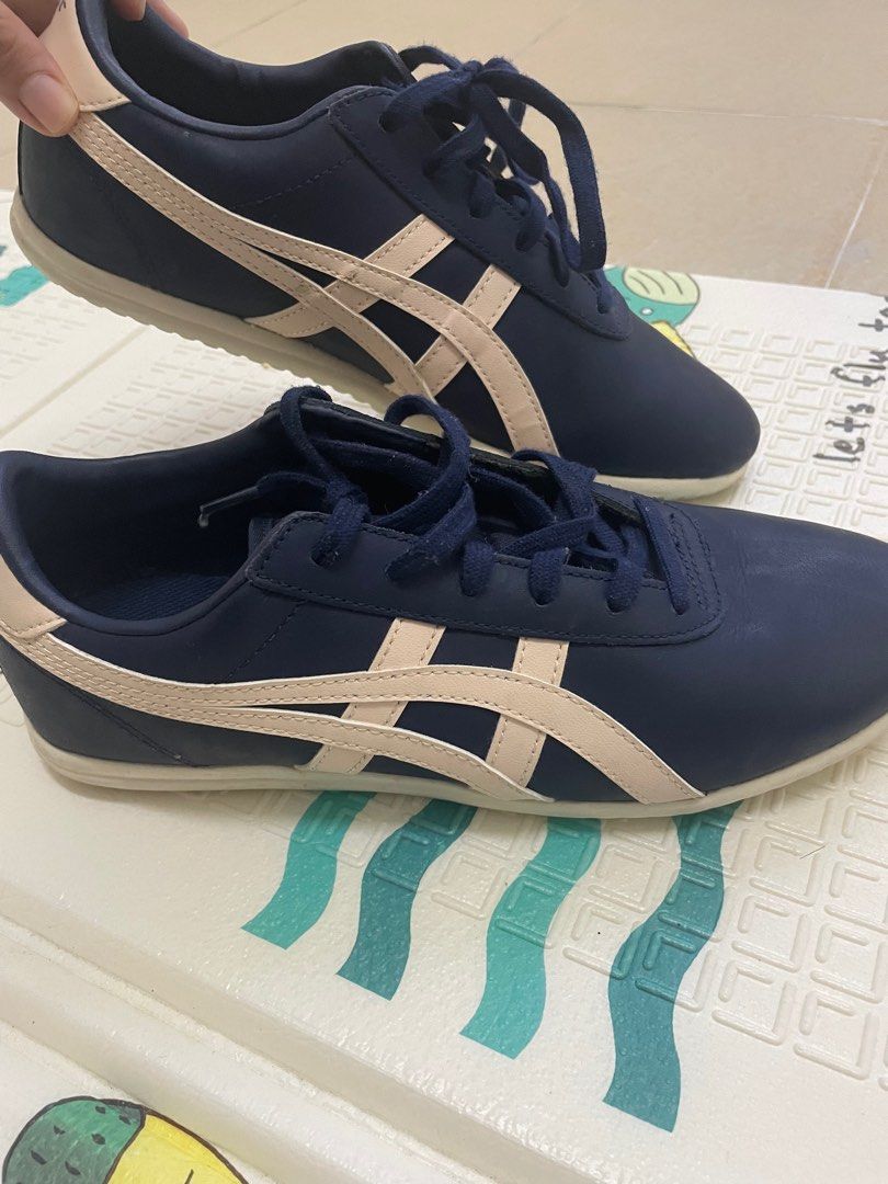 Onitsuka tiger best sale cream navy