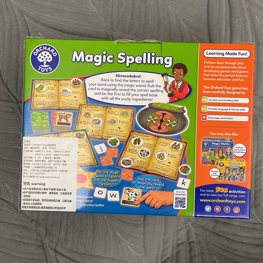 Magic spelling orchard toys new arrivals