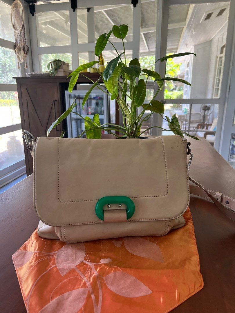 Orla Kiely cross body leather bag, Women's Fashion, Bags & Wallets