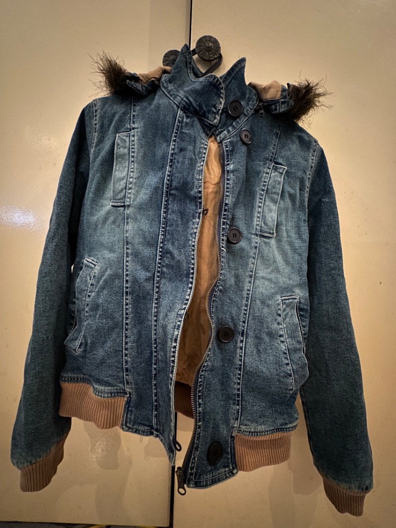 Padded Denim Jacket main image 1