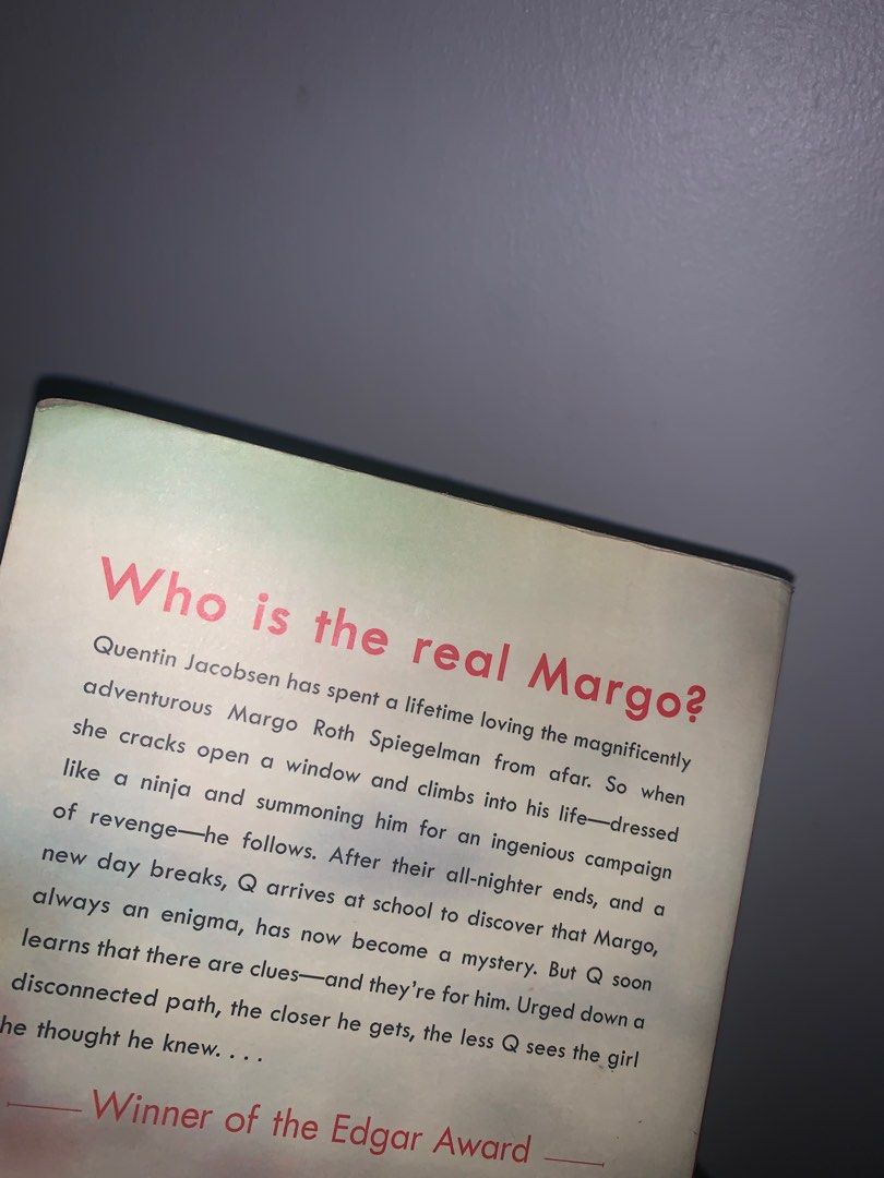 Paper Towns by John Green (Category: Storybooks) located in Angeles City. Submitted by shewhosells_ (Listing ID 1263685141, Image 2). Description: Rfs: Done reading.