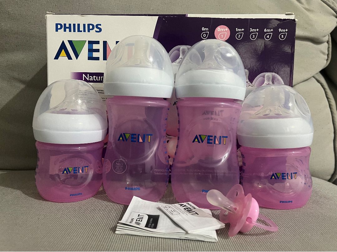 Avent newborn starter set pink sale
