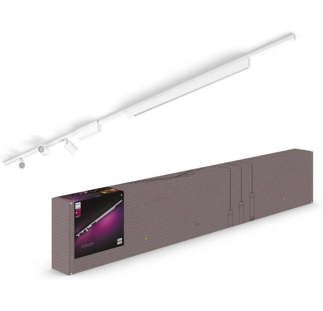 Philips Hue Perifo White and Colour Ambiance Smart LED Track Lighting