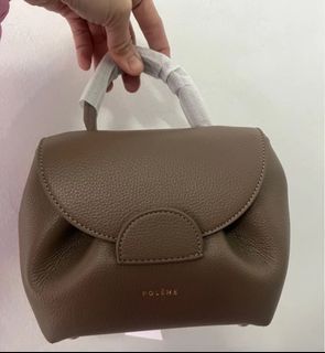 Polène | Bag - numéro Un Nano - Tan Textured Leather
