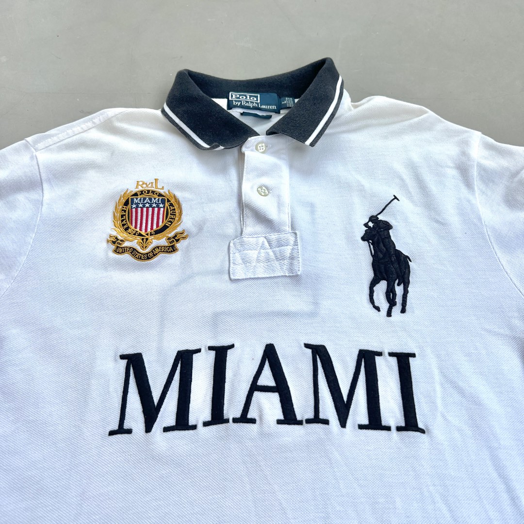 Polo Ralph Lauren Miami Polo Shirt, Men's Fashion, Tops & Sets, Tshirts ...
