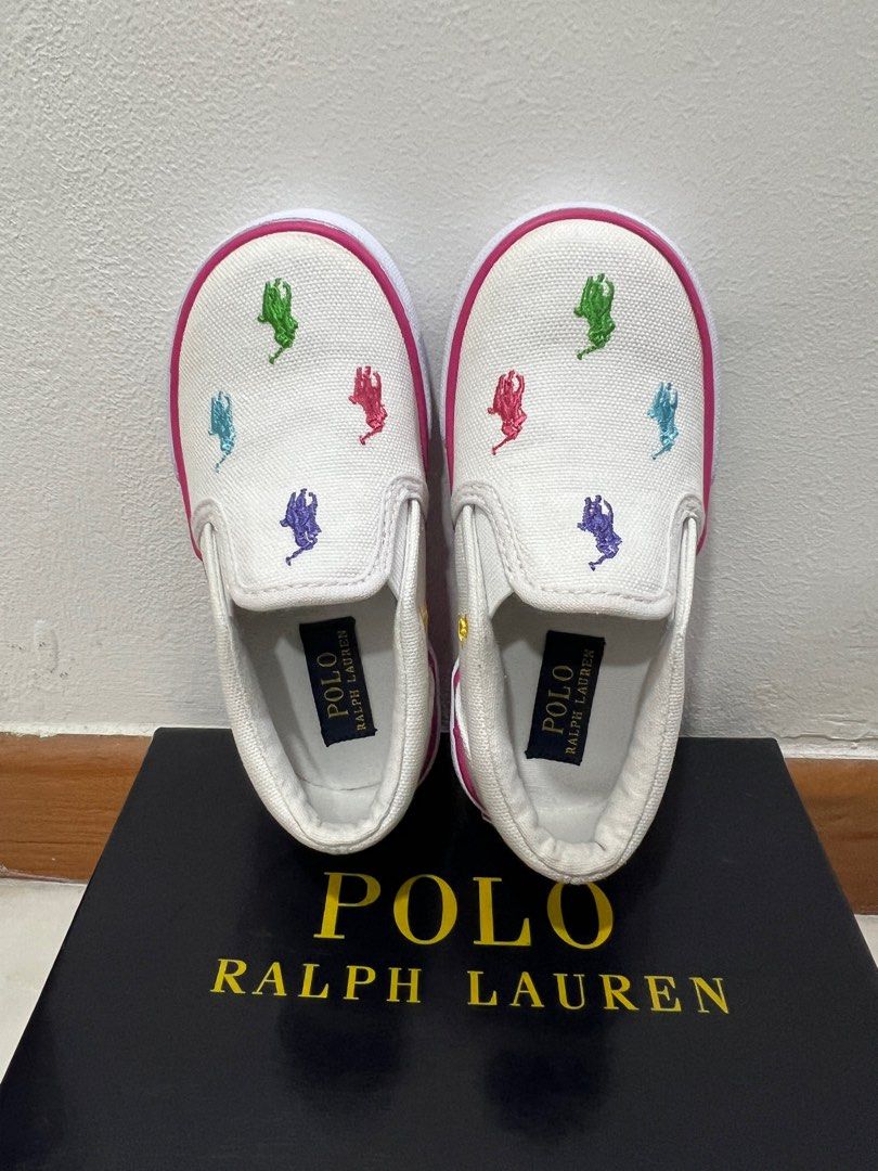 Ralph lauren hotsell kids slippers