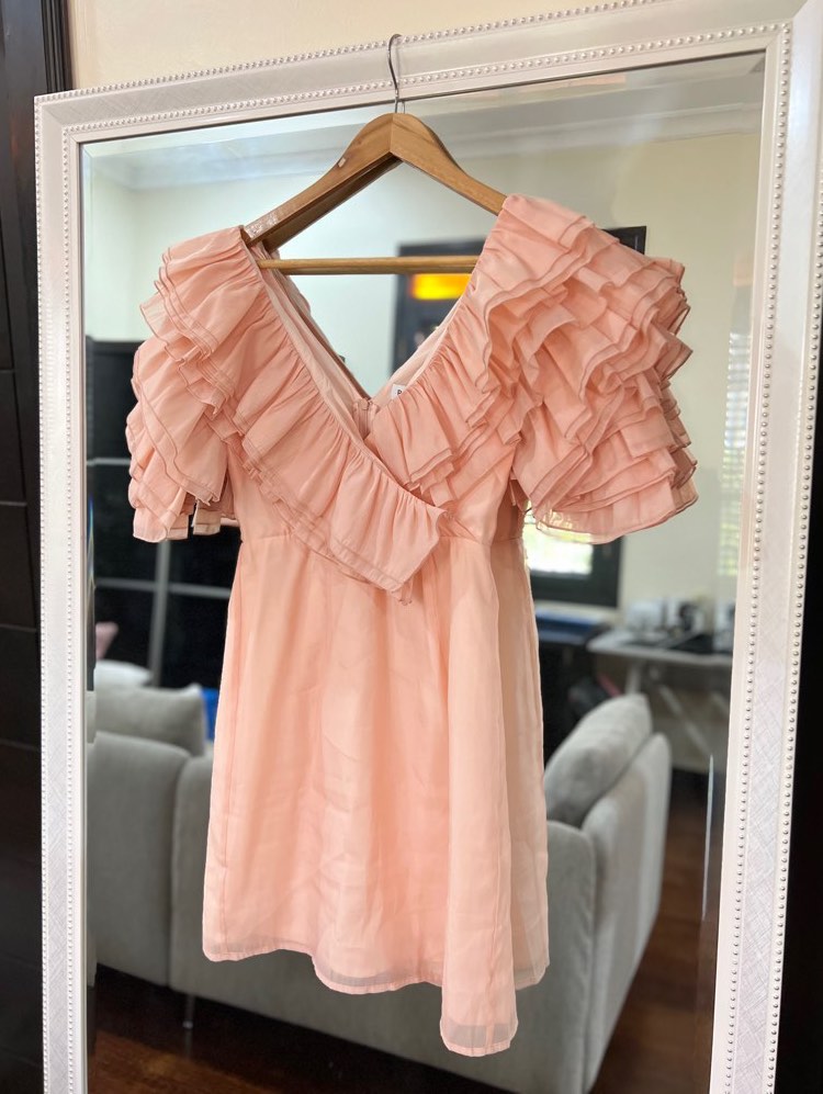 Pomelo peach gown store