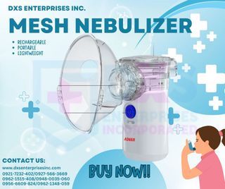 PORTABLE MESH NEBULIZER LIGHTWEIGHT RECHARGEABLE