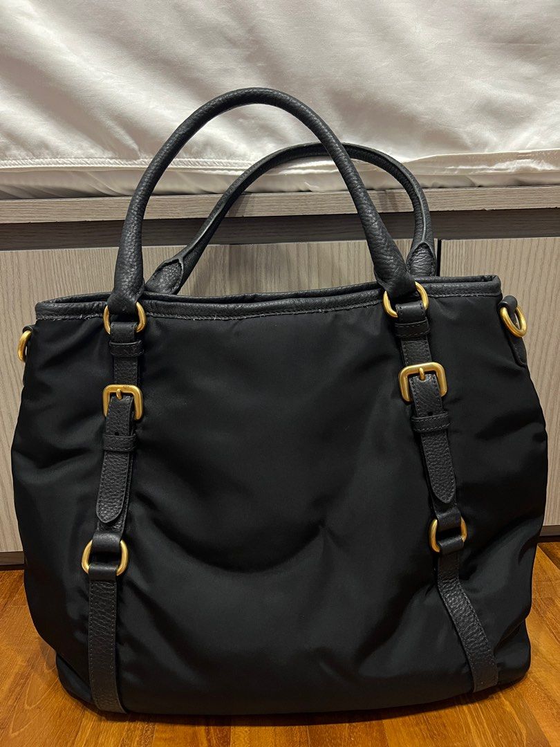 Prada Tessuto Nylon Convertible Bag Women s Fashion Bags