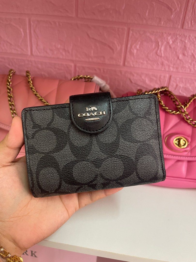 Coach tag wallet best sale