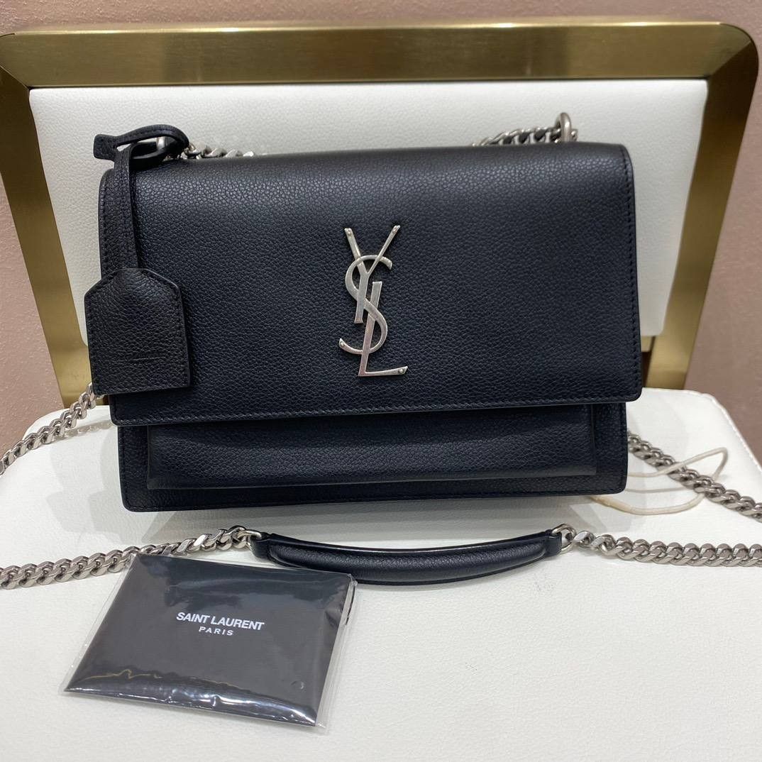 PRE-ORDER ] Preloved YSL Sunset Medium, Luxury, Bags & Wallets on Carousell