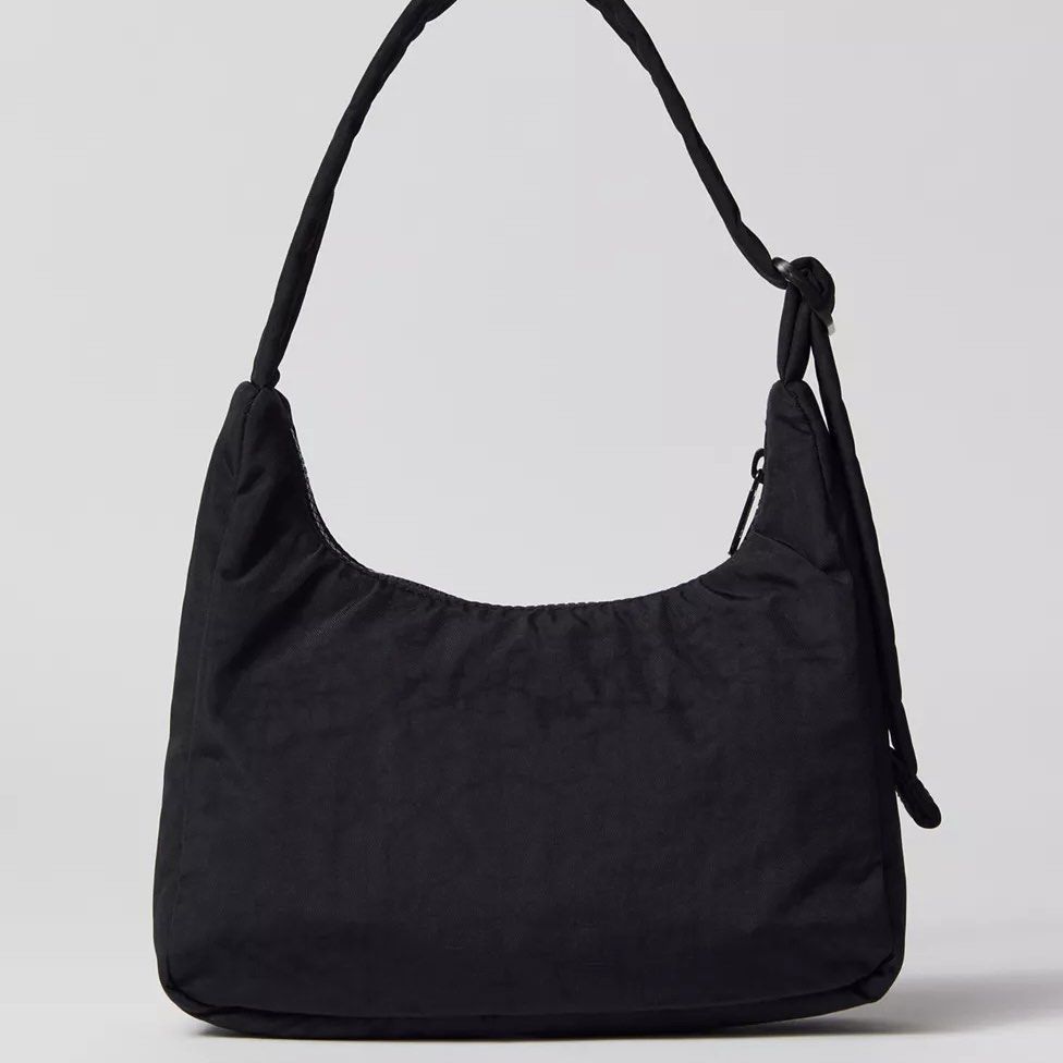 BAGGU UO Exclusive Embroidered Bow Mini Nylon Shoulder Bag