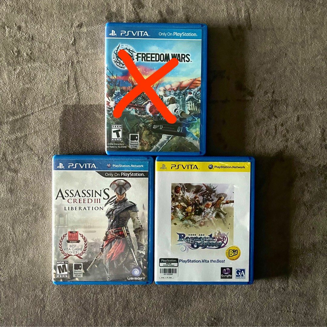 PS VITA Games 1=RM30 Psvita, Video Gaming, Video Games, PlayStation on  Carousell