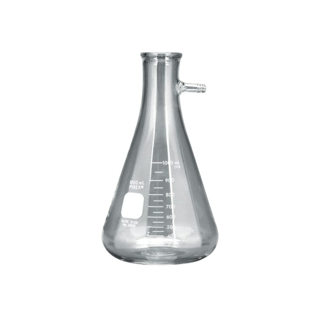 PYREX Flitering Flask, 5340-1L, 1-Liter, Filtering Flask, PYREX ...