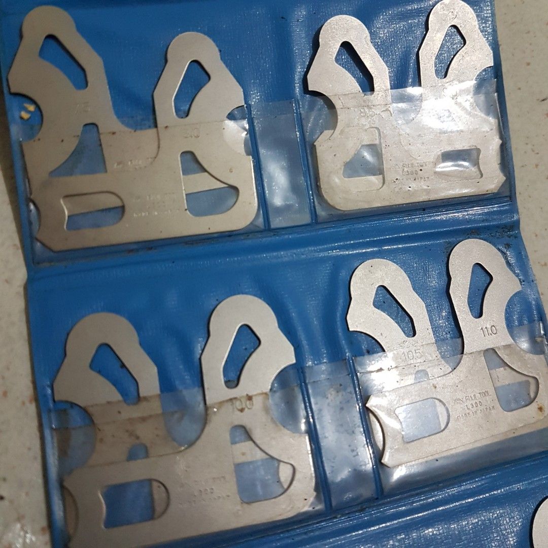 Radius Gages L 300 MX Fuji Tool buatan Jepang isi 26, Serba Serbi, Others di Carousell