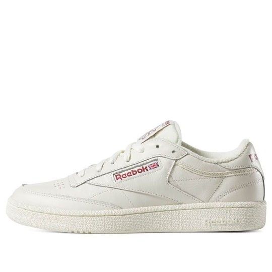 Reebok club c top 85 chalk meteor red